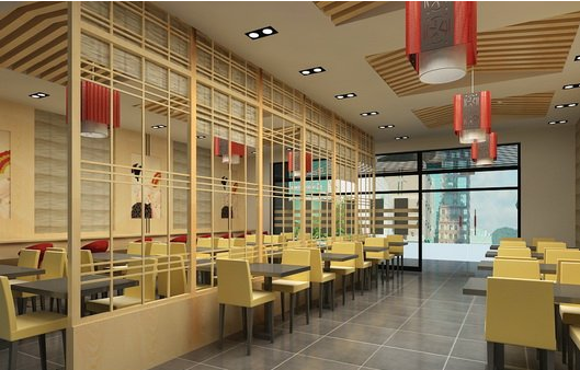 長沙快餐店裝修效果圖